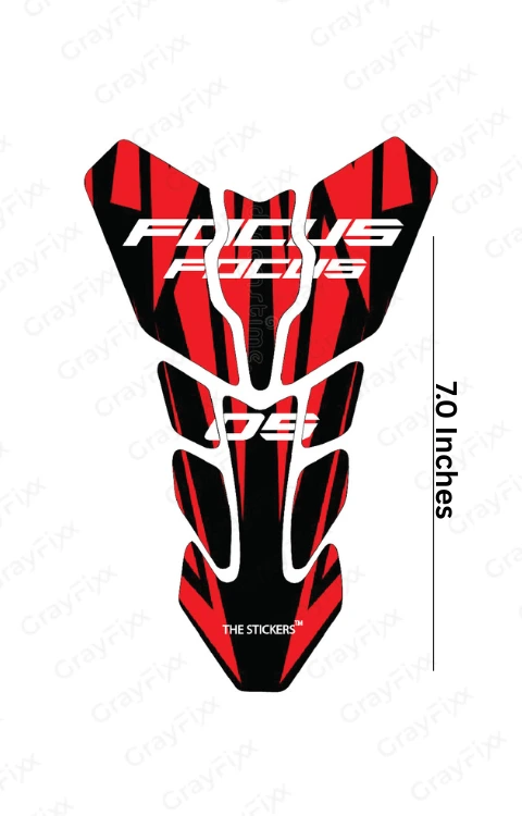 Universal Tank Pad | Premium 3D Gel Sticker, Size 7.0 Inches Waterproof, Pack of 1